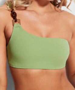 Seafolly Ladies Belize One Shoulder Top Green tea -Seafolly Fashion Store 31364 927 Green2520Tea 5