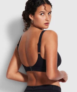 Seafolly Ladies Belize DD Cup Bralette Black 10 Seafolly Ladies Belize DD Cup Bralette Black -Seafolly Fashion Store 31366DD927 Black 5