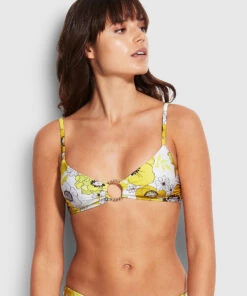 Seafolly Ladies Summer Of Love Ring Front Bralette Wild lime 9 Seafolly Ladies Summer Of Love Ring Front Bralette Wild lime -Seafolly Fashion Store 31369 928 Wild2520Lime 3