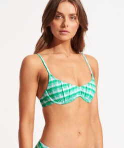 Seafolly Ladies Portofino Sweetheart U/wire Bra Jade -Seafolly Fashion Store 31370 939 Jade 3
