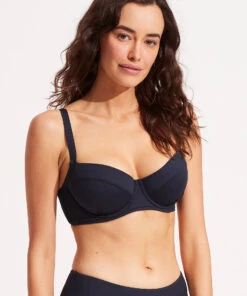 Seafolly Ladies Seafolly Collective DD Cup Underwire Bra True navy -Seafolly Fashion Store 31383DD942 True2520Navy 3