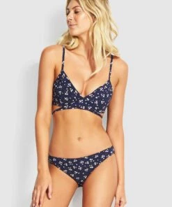 Seafolly Remix Hipster Bikini Pants Indigo