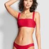 Seafolly Capri Sea Hipster Bikini Pants Ruby