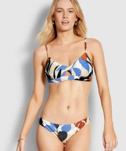 Seafolly Ladies In The Jungle Hipster Bikini Pants Chocolate