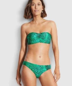 Seafolly Ladies Wild Ones Hipster Bikini Pants Jade