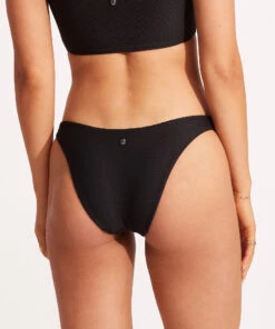 Seafolly Essentials High Cut Pant Black -Seafolly Fashion Store 40305 640 Black 4