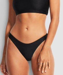 Seafolly Essentials High Cut Pant Black -Seafolly Fashion Store 40305 640 Black 5