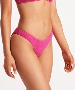 Seafolly Ladies Sea Dive High Cut Pant Fuchsia rose 9 Seafolly Ladies Sea Dive High Cut Pant Fuchsia rose -Seafolly Fashion Store 40305 861 FuchsiaRos 4