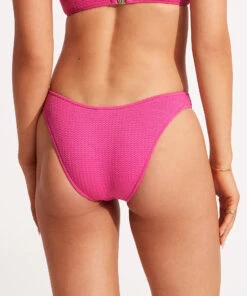 Seafolly Ladies Sea Dive High Cut Pant Fuchsia rose 10 Seafolly Ladies Sea Dive High Cut Pant Fuchsia rose -Seafolly Fashion Store 40305 861 FuchsiaRos 5