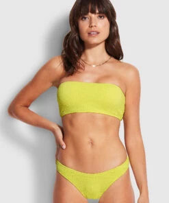 Seafolly Ladies Sea Dive High Cut Pant Wild lime