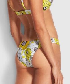 Seafolly Ladies Summer Of Love High Cut Pant Wild lime -Seafolly Fashion Store 40305 928 Wild2520Lime 5