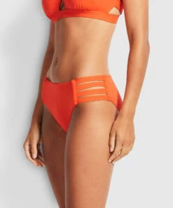 Seafolly Ladies Active Multi Strap Hipster Spicy orange -Seafolly Fashion Store 40355 058 SpicyOrang 3