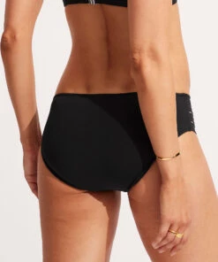 Seafolly Ladies Seafolly Collective Multi Strap Hipster Pant Black -Seafolly Fashion Store 40355 942 Black 6