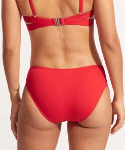 Seafolly Ladies Seafolly Collective Multi Strap Hipster Pant Chilli red -Seafolly Fashion Store 40355 942 Chilli2520Red 5