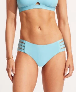 Seafolly Ladies Seafolly Collective Multi Strap Hipster Pant Sky blue -Seafolly Fashion Store 40355 942 SkyBlue 3