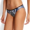 Seafolly Desert Tribe Hipster Bikini Pant Bluestone