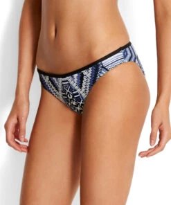 Seafolly Desert Tribe Hipster Bikini Pant Bluestone