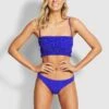 Seafolly El Dorado Hipster Bikini Pants Cobalt ditsy