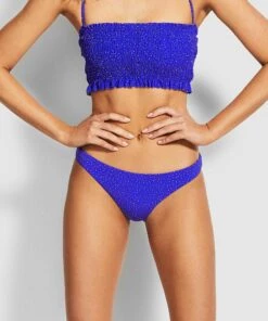 Seafolly El Dorado Hipster Bikini Pants Cobalt ditsy -Seafolly Fashion Store 40426 670 CobaltDits 3