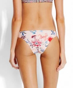 Seafolly Ladies Water Garden Multi Rouleau Brazilian Bikini Pants Petal -Seafolly Fashion Store 40450 489 Petal 3
