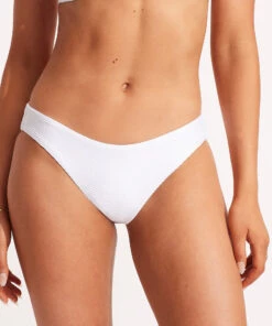 Seafolly Essentials Hipster White -Seafolly Fashion Store 40473 640 White 3