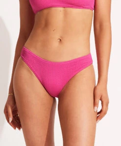 Seafolly Ladies Sea Dive Hipster Pant Fuchsia rose 8 Seafolly Ladies Sea Dive Hipster Pant Fuchsia rose -Seafolly Fashion Store 40473 861 FuchsiaRos 3
