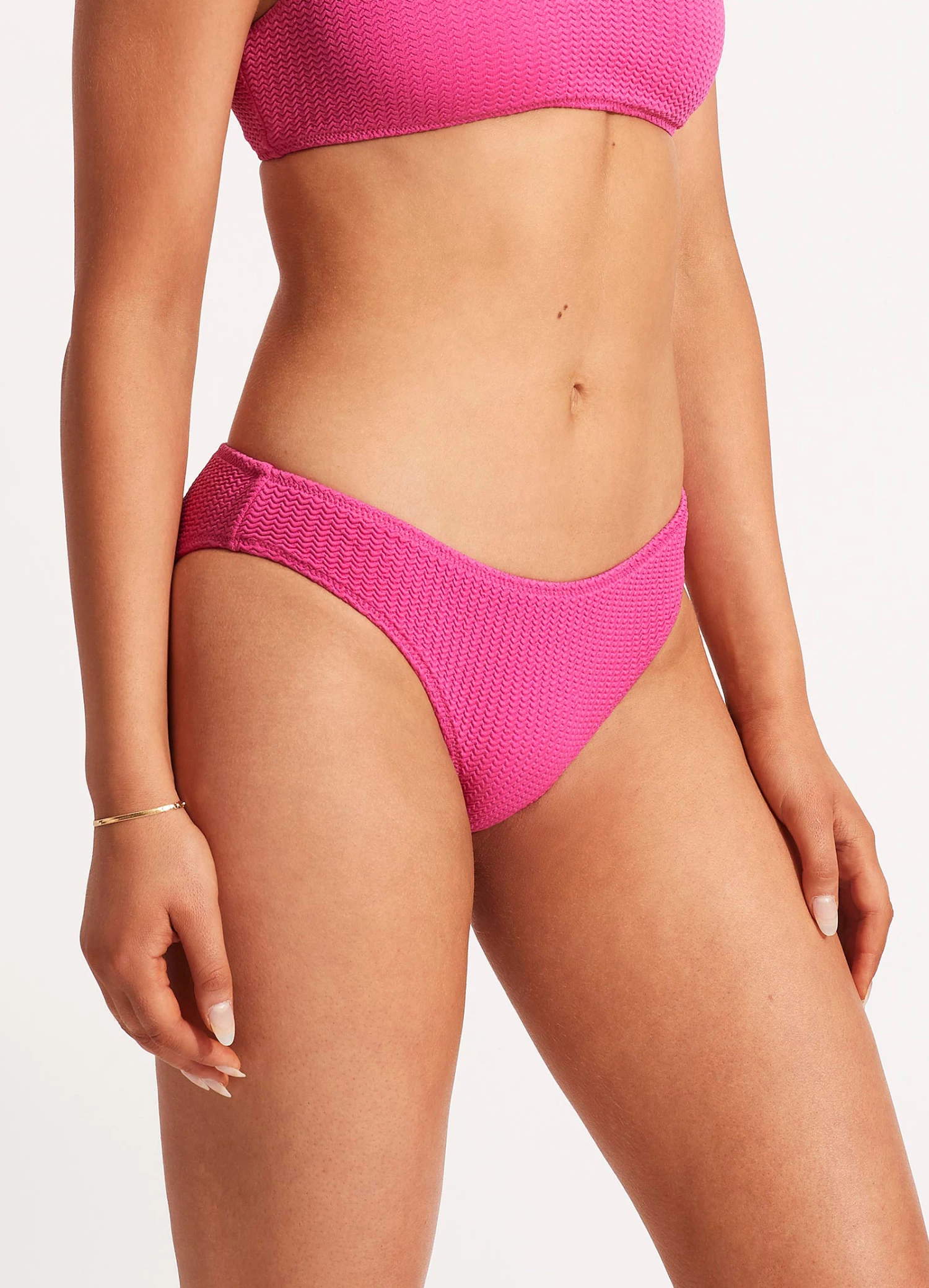 Seafolly Ladies Sea Dive Hipster Pant Fuchsia rose 4 Seafolly Ladies Sea Dive Hipster Pant Fuchsia rose - Image 4