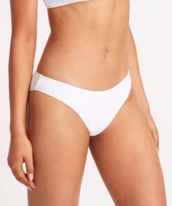 Seafolly Ladies Sea Dive Hipster Pant White -Seafolly Fashion Store 40473 861 White 4