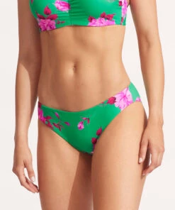 Seafolly Ladies Full Bloom Hipster Pant Jade -Seafolly Fashion Store 40473 932 Jade 4