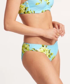 Seafolly Ladies Full Bloom Hipster Pant Sky -Seafolly Fashion Store 40473 932 Sky 4