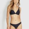 Milea Resort Mini Rib Hipster Bikini Pants Ink