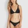 Seafolly Mini Rib Hipster Bikini Pants Nero