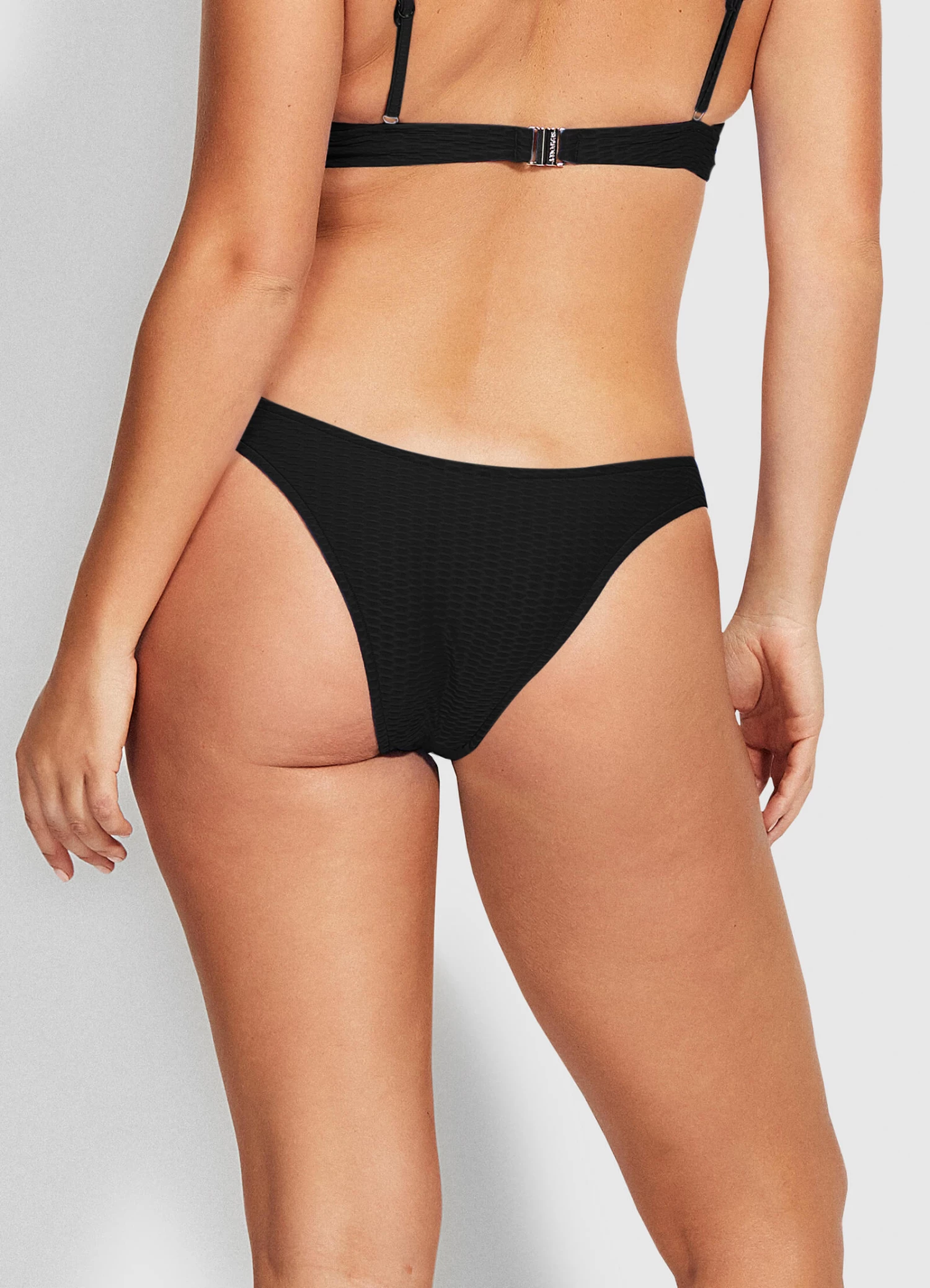 Seafolly Ladies La Luna Retro V Front Bikini Pants Black 3 Seafolly Ladies La Luna Retro V Front Bikini Pants Black - Image 3