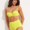 Seafolly Ladies Riviera High Waisted Pant Wild lime