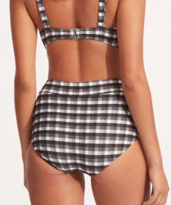 Seafolly Ladies Portofino High Waisted Pant Black -Seafolly Fashion Store 40558 939 Black 5