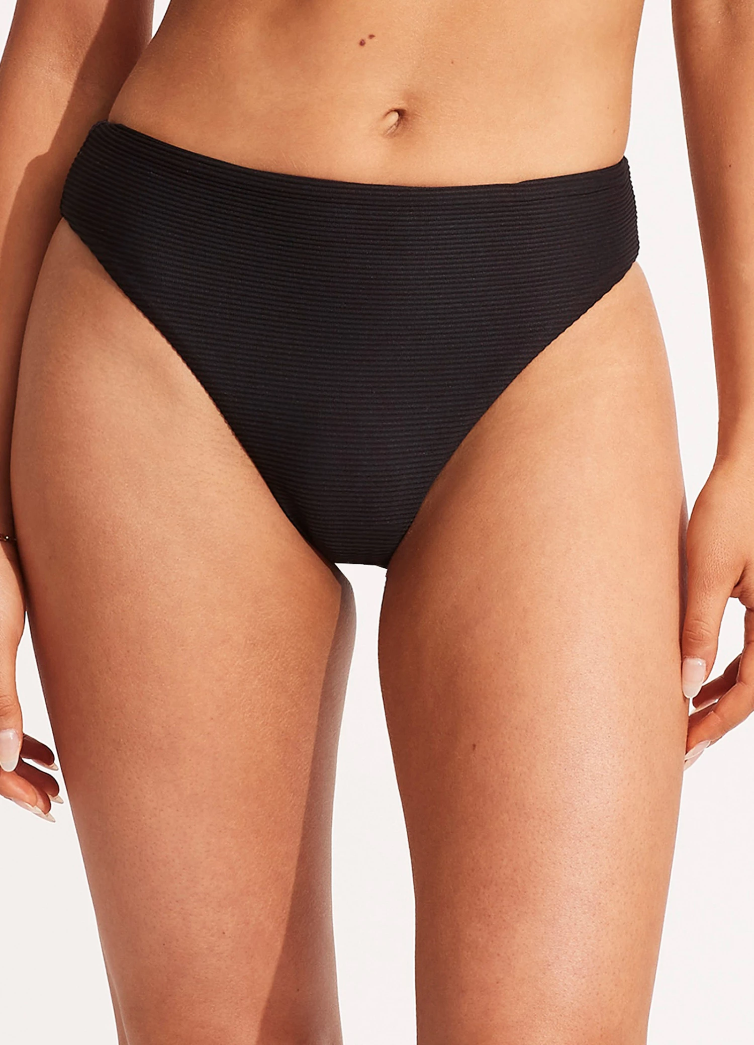 Seafolly Ladies Essentials High Rise Black 3 Seafolly Ladies Essentials High Rise Black - Image 3
