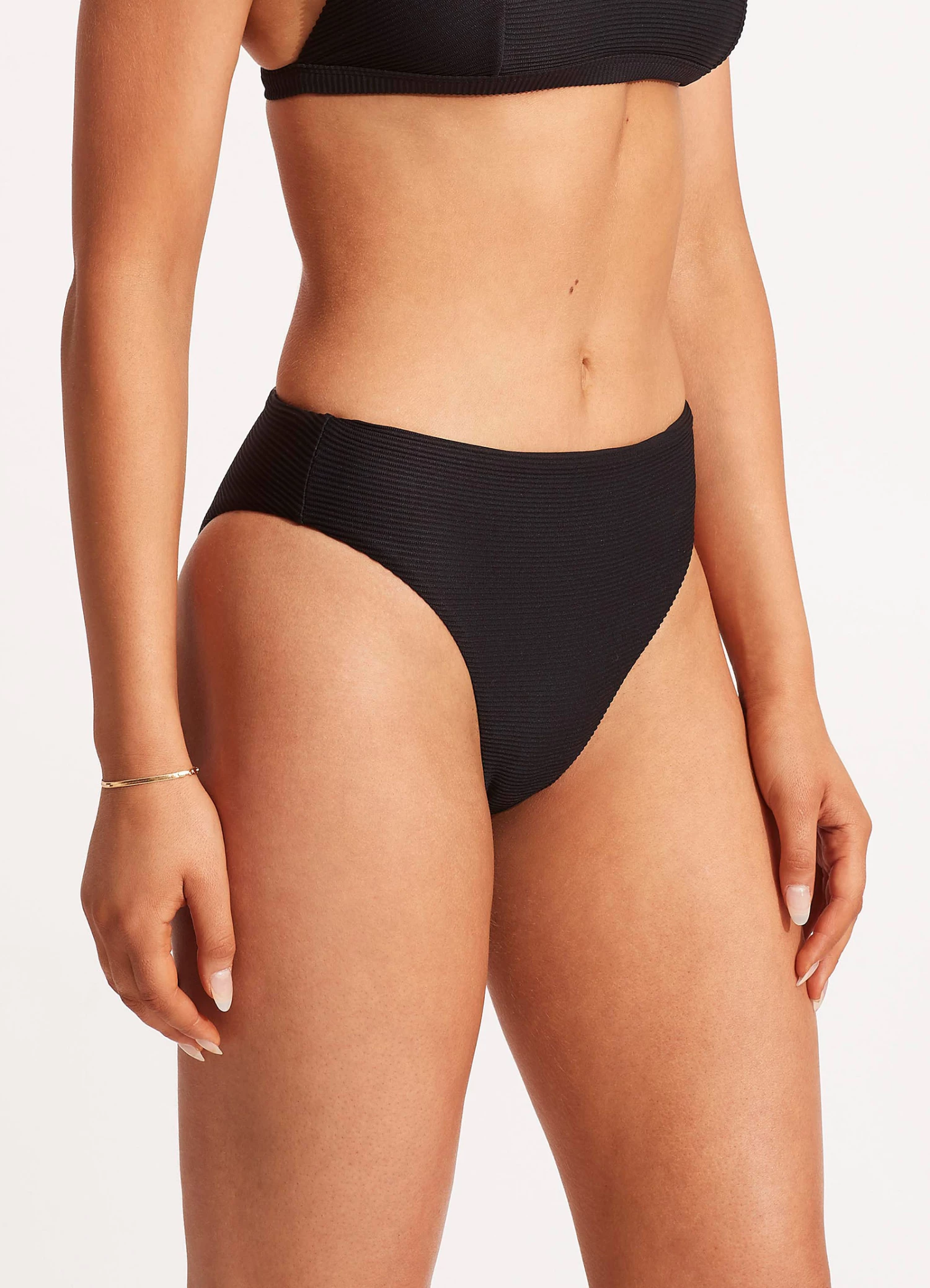 Seafolly Ladies Essentials High Rise Black 5 Seafolly Ladies Essentials High Rise Black - Image 5