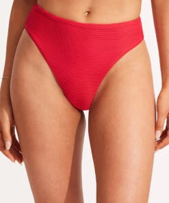 Seafolly Ladies Essentials High Rise Chilli -Seafolly Fashion Store 40609 640 Chilli 2