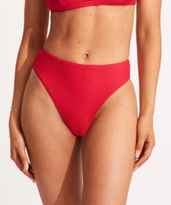 Seafolly Ladies Essentials High Rise Chilli -Seafolly Fashion Store 40609 640 Chilli 3