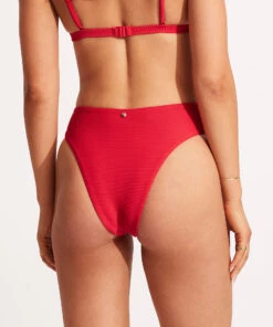 Seafolly Ladies Essentials High Rise Chilli -Seafolly Fashion Store 40609 640 Chilli 5