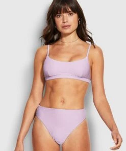 Seafolly Ladies Essentials High Rise Lilac