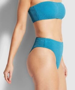 Seafolly Ladies Sea Dive High Rise Pant Blue grass -Seafolly Fashion Store 40609 861 BlueGrass 3