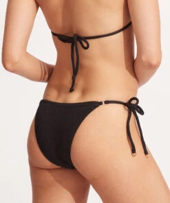 Seafolly Ladies Sea Dive Tie Side Rio Pant Black -Seafolly Fashion Store 40651 861 Black 4