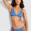 Seafolly Ladies Hipster Tie Side Marina blue