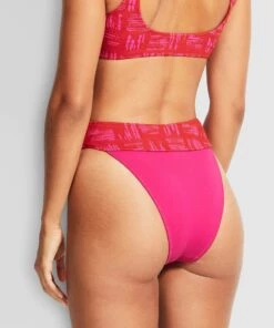 Seafolly Ladies Bodycheck Banded High Rise Bikini Pants Chilli 8 Seafolly Ladies Bodycheck Banded High Rise Bikini Pants Chilli -Seafolly Fashion Store 40661 891 Chilli 4