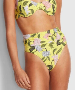 Seafolly Ladies Boheme High Cut Rio Lime light 9 Seafolly Ladies Boheme High Cut Rio Lime light -Seafolly Fashion Store 40665 918 Limelight 6