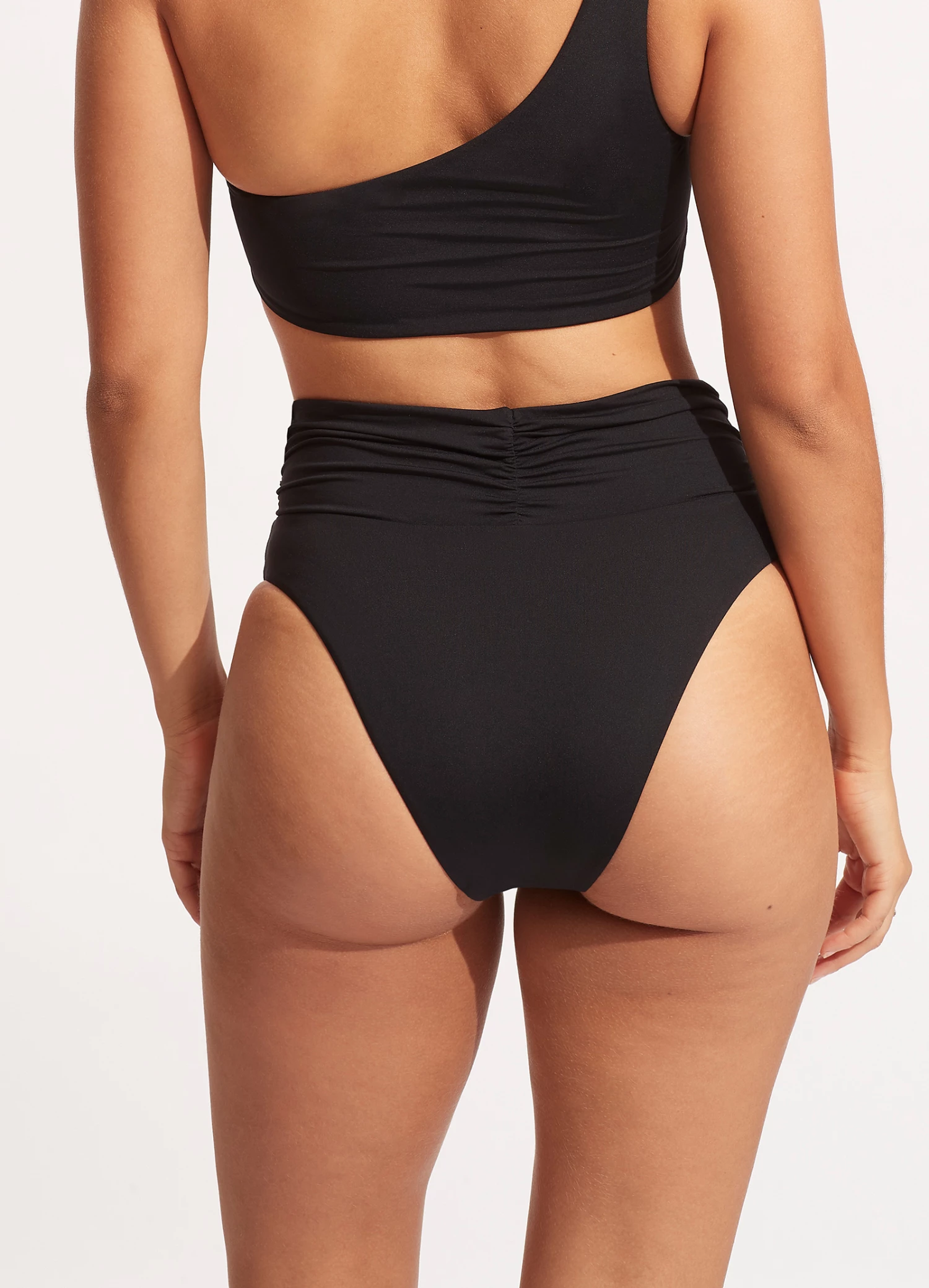 Seafolly Ladies Seafolly Collective High Waist Bikini Pant Black 7 Seafolly Ladies Seafolly Collective High Waist Bikini Pant Black - Image 7