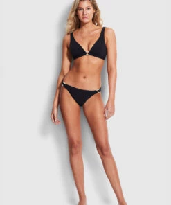 Seafolly Ladies Belize Hipster Pant Black