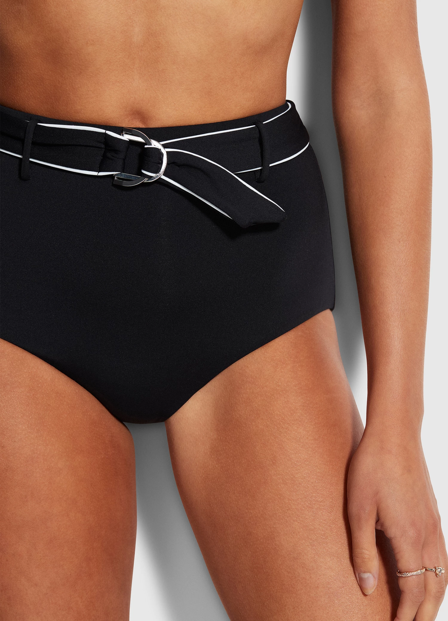 Seafolly Ladies Active High Waisted Pant Black 4 Seafolly Ladies Active High Waisted Pant Black - Image 4