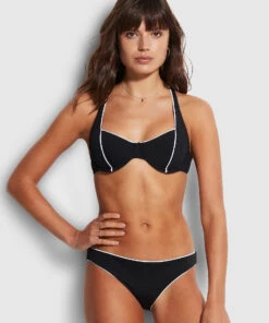 Seafolly Ladies Active Hipster Black